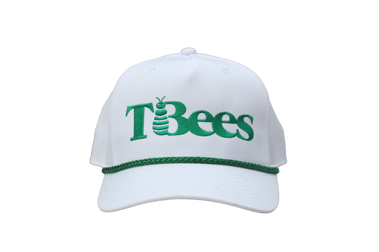 Hat - White/Kelly Green