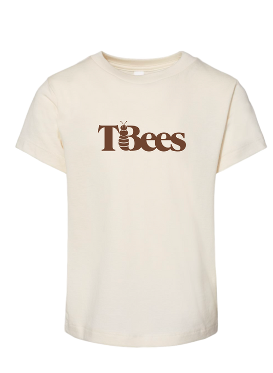 Logo Tee - Toddler - Vintage White/Brown