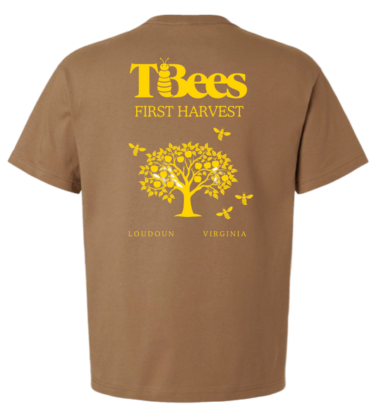 First Harvest Tee - Adult - Vintage Brown/Gold