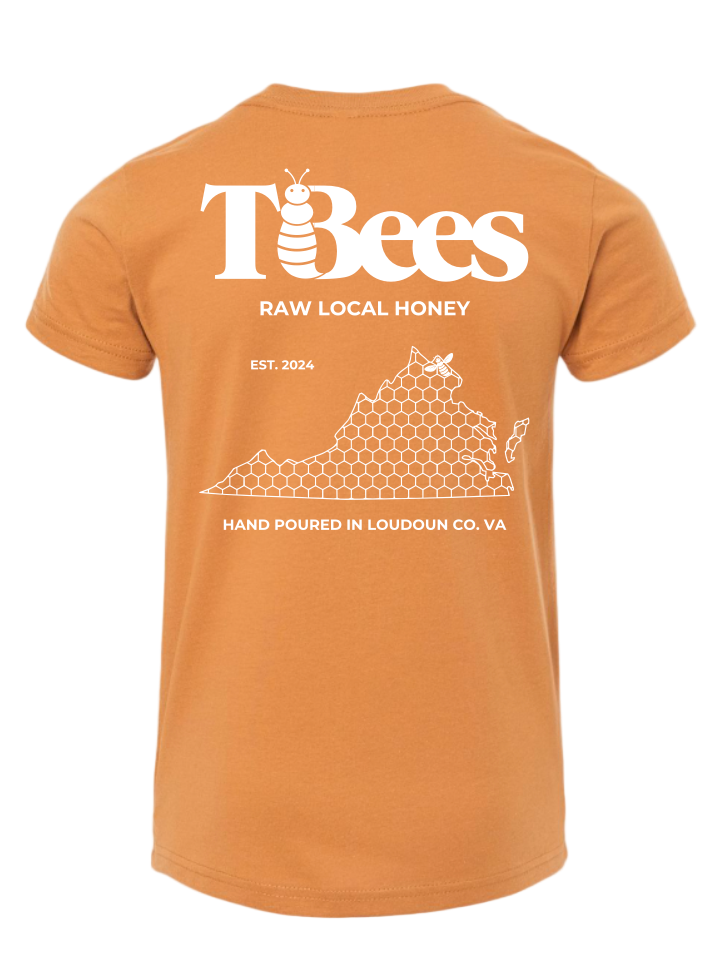 Virginia Tee - Youth - Toast/White