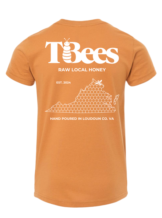 Virginia Tee - Youth - Toast/White