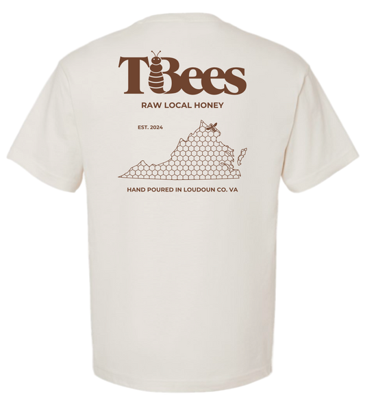 Virginia Tee - Adult - Vintage White/Brown